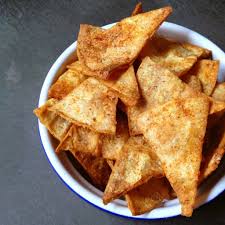 Baked Corn Tortilla Chips Recipe The Lemon Bowl Recipe Snacks Tortilla Chip Recipe Food