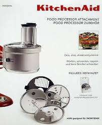 The knife blade is a kind of attachment that is used for mashing, mixing, and pureeing along with chopping as well. Kitchenaid 5ksm2fpa Food Processor Attachment Header Kitchen Equipment Accessory Ebay