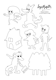 Diy Un Theatre D Ombres Les 3 Petits Cochons Alexandra Michel En 2020 Theatre D Ombre Le Petit Chaperon Rouge Theatre