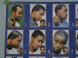 African Barbershop Poster Hair Styles Vintage Poster From