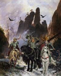 The Giant Killers Odin Far Right His Son Thor The God Of Thunder Old High German Donar From Whom Thor S Day Aka Thursda Norse Myth Norse Norse Mythology