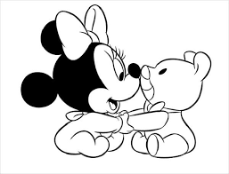 Discover free fun coloring pages inspired by minnie mouse, funny animal cartoon character, created in 1928 in the same time of mickey mouse, by the walt disney company. 9 Cute Minnie Mouse Coloring Pages Psd Jpg Gif Free Premium Templates