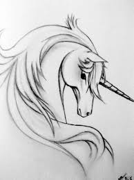 Unicorn Tattoo In Purple Dessin Licorne Coloriage Dragon Et Illustration Licorne