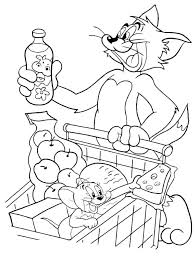 Pictures of supermarket coloring pages and many more. Online Coloring Pages Coloring Page Tom And Jerry In The Supermarket Tom And Jerry Download Print Coloring Page
