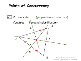 Gps geometry points of concurrency day 2 practice answer key in each figure below tell what point of concurrency is shown and what constructions form that point point orthocenter point centroid. 3 7 3 8 Constructing Points Of Concurrency And Centroid Objectives I Can Discover Points Of Concurrency Of The Angle Bisectors Perpendicular Bisectors Ppt Download