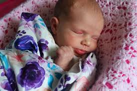 Dear Haley Noelle Vay, ONE MONTH! Daddy and I look at each other sometimes,  smile at you and say "I can't believe she's ours." The first month has been  hard, scary and