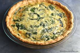 Sauteed Onion Gruyere Spinach Quiche Recipe Recipe Spinach Quiche Recipes Quiche Recipes Easy Spinach Quiche