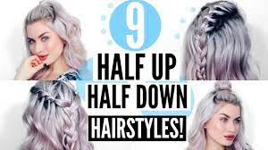 The horizontal layers should start at collarbone. 9 Half Up Half Down Hairstyles Quick Simple Lyssryann Youtube