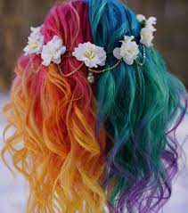 Yess Or No Follow Coloredhair Yea For More Parlak Saclar Boyali Sac Gokkusagi Saclar