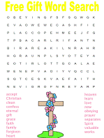 All the puzzles are interactive; Becoming A Christian Word Search Puzzles