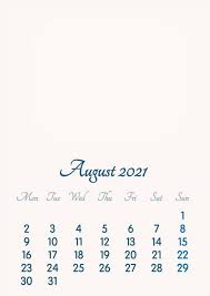 August 2021 2019 To 2046 Vip Calendar Basic Color English Photo Collage Template Basic Colors Collage Template