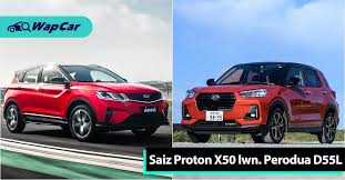 Senarai harga kereta proton murah yang boleh anda beli di peninsular, east malaysia, langkawi dan labuan. Proton X50 Vs Perodua D55l Apakah Perbezaan Dari Segi Saiznya Wapcar