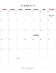 Which may delay your order processing time. Editable August Calendar 2021 Landscape Layout