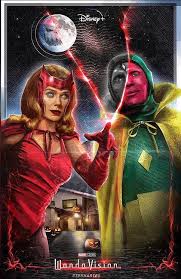 Wandavision Art With Classic Costumes By Ig Eternartes Marvelstudios