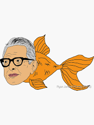 Jeff Goldfish Sticker