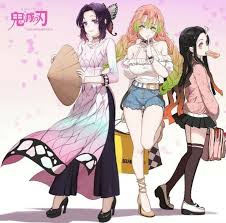 Shinobu, Mitsuri and Nezuko (Modern look) - pinkbloom photo (43532154) -  fanpop