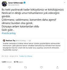 Ünlüler, oyuncular, şarkılar, diziler vb. Neslican Tay Kimdir Aslen Nerelidir Ve Ne Kanseriydi Neslican Kansere Yenik Dustu