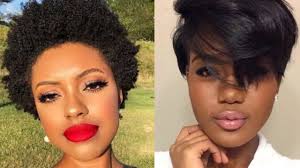 The shorter cuts are bold. 2020 Short Haircut And Hairstyle Ideas For Black Women Youtube