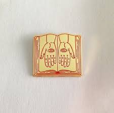All Seeing Handbook Enamel Pin Pin And Patches Enamel Pins Enamel Lapel Pin