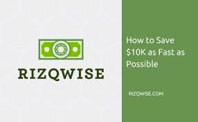 If that monthly payment would be $300 a month, then you'll save $1,800 between now and the end of the year. How To Save 10k As Fast As Possible