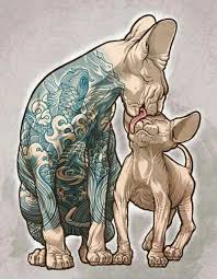 sfenks cat tattoo cat art art animal art