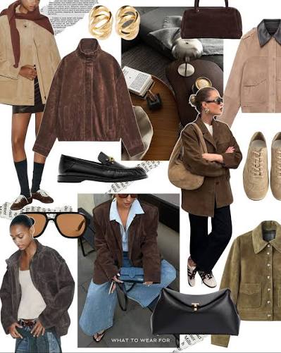 Trending: Suede Jackets 🤎🍂 6 Outfit Ideas for Autumn ➡️ Comment SHOP  below to receive a DM with the link to this post on my LTK ⬇ saved to 'sept  links' highlight!