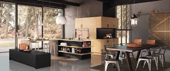 Dans une cuisine moderne ou contemporaine, le béton ciré trouvera naturellement sa place, à condition d'être réalisé dans les règles de l'art. Cuisine Contemporaine Decor Bois Gaia Zenit Haut De Gamme