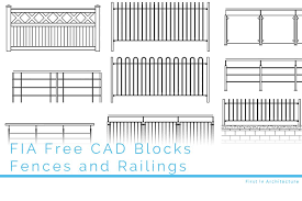Aluminum fixed louver fence by ametco provides 80% and 100% direct visual screening while allowing for excellent fresh air circulation. Free Cad Blocks Fencing And Railings For Download