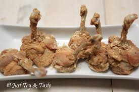 5 bh cabe rawit merah iris halus 3 siung bwg putih parut keju 1/4 sdt garam 1/4 sdt gula 1 sdt saos tiram 4 sdm. Resep Sayap Ayam Lolipop Dengan Saus Pedas Just Try Taste