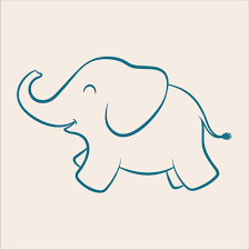 Free Baby Elephant Stencil Download Free Clip Art Free With Blank Elephant Template Elephant Outline Elephant Sketch Elephant Stencil