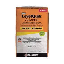 How much water is in a bag of levelquik? Custom Building Products Levelquik Advance 50 Lbs Fiber Reinforced Self Leveling Underlayment For Wood Subfloors Lqa50 The Home Depot