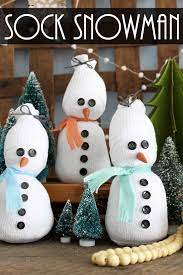 Sock Snowman A Quick And Easy Craft Idea Easy Winter Crafts Quick And Easy Crafts Quick Kids Crafts