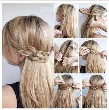 A long straight hairstyle can be worn at work, home, or in your free time. 9 Homecoming Hair Ideas For Straight Hair Alyce Paris Prom Hairstyle Wedding Guest Braided Hairstyles Tutorials Hair Styles