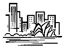 The australian national flag has three elements on a blue background. Australia Coloring Pages