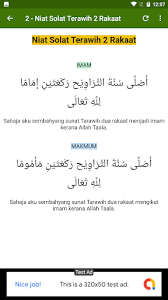 Sholat tarawih (niat, tata cara, & bacaan lengkap) sesuai sunnah nabi. Solat Terawih Di Rumah Overview Google Play Store Slovakia