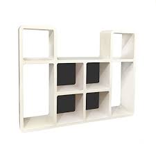 Zubiix Kf145 Trendy Bookcase White White Bookcase Bookcase Trendy