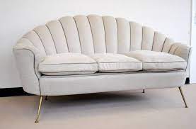 Mid Century Italian Shell Back Sofa In From Jess Graham Interiors Shabby Chic Bedrooms Furniture Sofas And Chairs