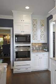 Love The Wall Color With The Bright White Cabinetry Kitchen Design Wall Oven Kitchen Kitchen Inspirations
