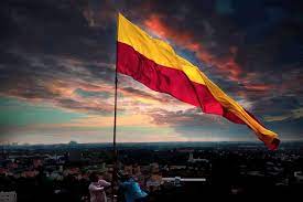 View more photos view more photos view more photos view more photos view more photos top places to visit in karnataka. Kannada Flag Beautiful Nature Scenes Blur Background In Photoshop Indian Flag Wallpaper