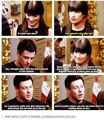 Rip Cory Monteith Such A Sweet Moment In The Show Glee Cory Monteith Glee Quotes