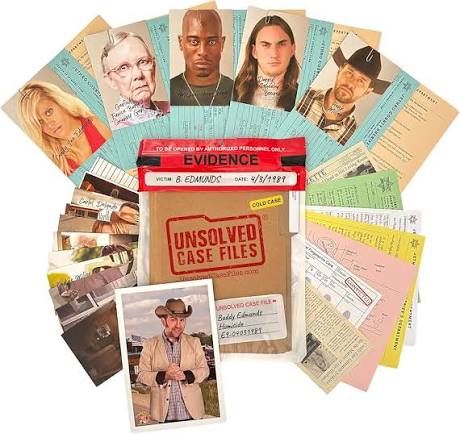 Amazon.com: Unsolved Case Files | Edmunds, Buddy - Cold Case Murder Mystery  Game | Can You Solve The Crime? : Toys & Games
