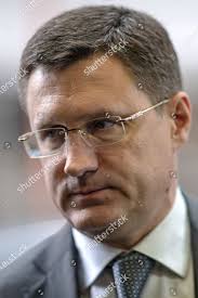 Russian Energy Minister Alexander Nowak Arrives redaktionelt stock-foto