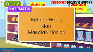Darab add to my workbooks (0) download file pdf embed in my website or blog. Tahun 3 Matematik Bahagi Wang Dan Masalah Harian Youtube