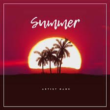 Sunset Summer Music Album Cover Template In 2020 Music Album Cover Album Covers Cover Template