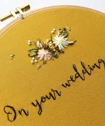 Designed for 14 count beige aida, but will work fine for any count or colour pattern info: Tiny Tiny Details Small Bees And Flowers On Mustard Fabric Embroidery