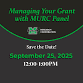 Managing your Grant with MURC Panel event image