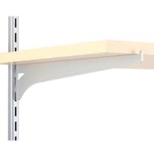 12 Platinum Single Track Wood Shelf Bracket Wood Shelf Brackets Shelving Hardware Wood Shelves