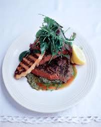 Grilled Steak Salad With Pesto And Crostini Grilled Steak Salad Steak Salad Beef Recipes