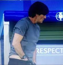 Joachim löw ist auch nix peinlich. Euro 2016 Joachim Low Sniffs His Hand After Putting It Down Trousers In String Of Disgusting Touchline Antics