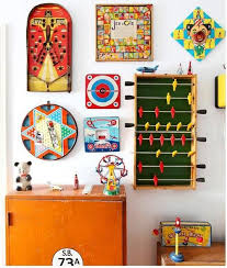Vintage Board Game Wall Art Kids Room Colorful Kids Room Decor